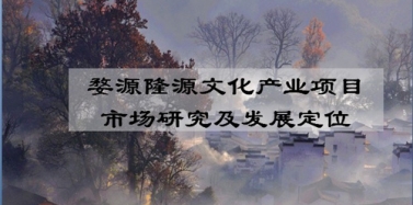 【江西】江西婺源县隆源文化产业项目初期汇报顺利结束
